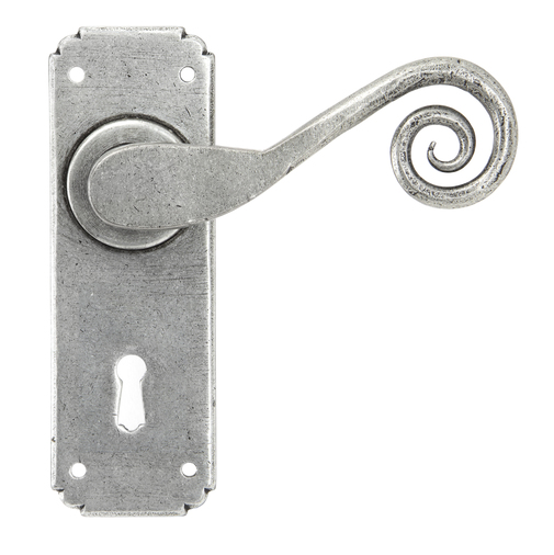33615 - Pewter Monkeytail Lever Lock Set - FTA Image 1