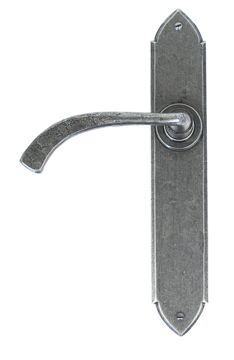 33635 - Pewter Gothic Curved Sprung Lever Latch Set - FTA Image 1