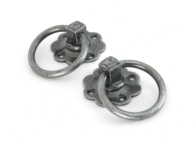 33689 - Pewter Ring Turn Handle Set - FTA Image 1