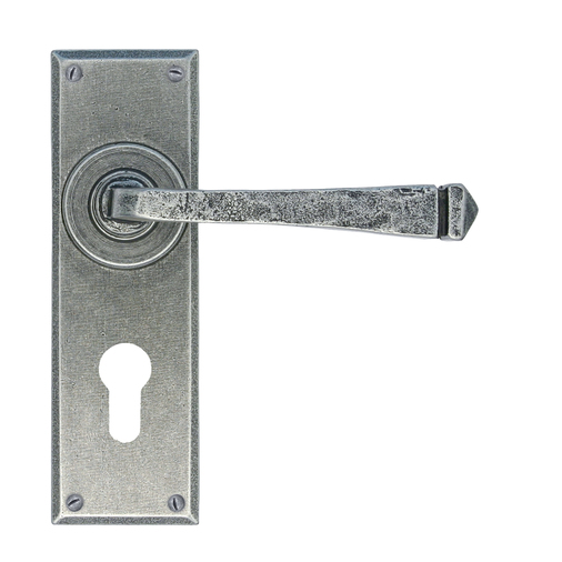 33703 - Pewter Avon Lever Euro Lock Set - FTA Image 1