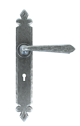 33730 - Pewter Cromwell Lever Lock Set - FTA Image 1