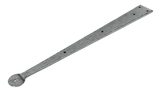 33786 - Pewter 18'' Penny End Hinge Front (pair) - FTA Image 1 Thumbnail