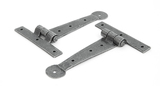 Pewter 6'' Penny End T Hinge (pair) Image 2 Thumbnail