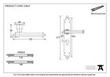 33827 - Black Tudor Lever Euro Lock Set - FTA Image 2 Thumbnail