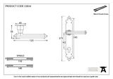 33854 - Beeswax Tudor Lever Espag. Lock Set - FTA Image 2 Thumbnail