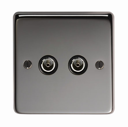 34230 - BN Double TV Socket - FTA Image 1