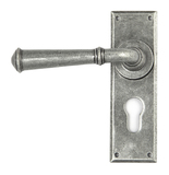 45128 - Pewter Regency Lever Euro Lock Set - FTA Image 1 Thumbnail