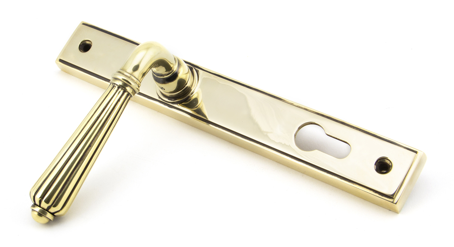 45314 - Aged Brass Hinton Slimline Lever Espag. Lock Set FTA Image 2