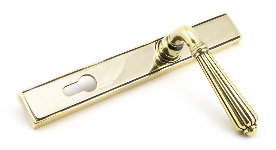 45314 - Aged Brass Hinton Slimline Lever Espag. Lock Set FTA Image 3