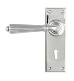 45316 - Polished Chrome Hinton Lever Lock Set - FTA Image 1 Thumbnail