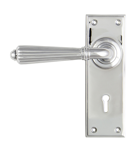 45316 - Polished Chrome Hinton Lever Lock Set - FTA Image 1