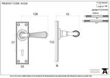 45328 - Aged Bronze Hinton Lever Lock Set FTA Image 4 Thumbnail