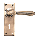 45334 - Polished Bronze Hinton Lever Lock Set - FTA Image 1 Thumbnail