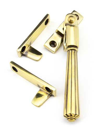 45344 - Aged Brass Night-Vent Locking Hinton Fastener FTA Image 1