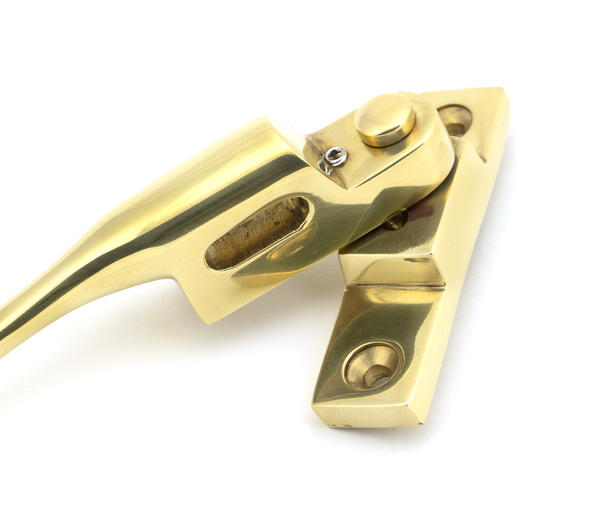 45397 - Polished Brass Night-Vent Locking Peardrop Fastener - RH - FTA Image 3