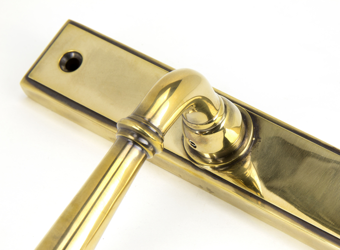 45429 - Aged Brass Newbury Slimline Lever Latch Set FTA Image 4