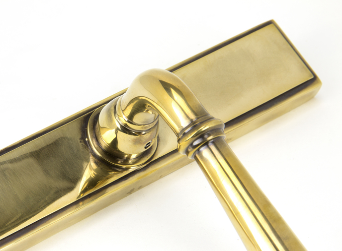 45429 - Aged Brass Newbury Slimline Lever Latch Set FTA Image 5
