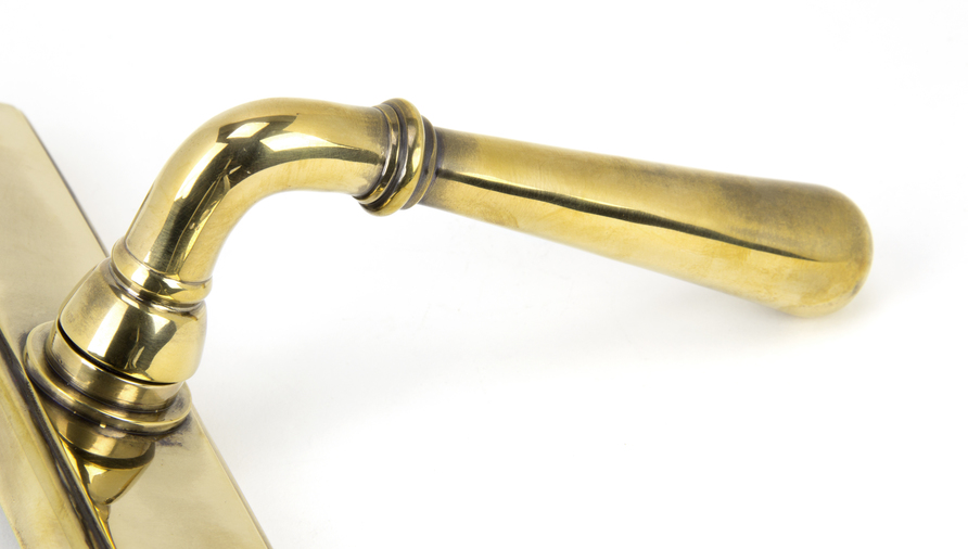 45429 - Aged Brass Newbury Slimline Lever Latch Set FTA Image 6