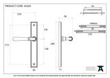 45429 - Aged Brass Newbury Slimline Lever Latch Set FTA Image 9 Thumbnail