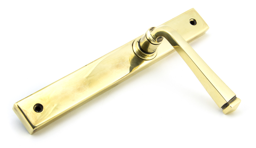 45448 - Aged Brass Avon Slimline Lever Latch Set FTA Image 2