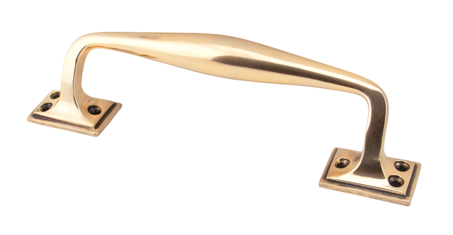 45465 - Polished Bronze 230mm Art Deco Pull Handle - FTA Image 1