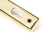 45498 - Aged Brass Hammered Newbury Slimline Espag. Lock Set FTA Image 7 Thumbnail