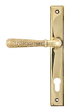 45498 - Aged Brass Hammered Newbury Slimline Espag. Lock Set FTA Image 1 Thumbnail