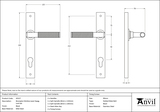 45527 - Black Brompton Slimline Lever Espag. Lock Set - FTA Image 8 Thumbnail