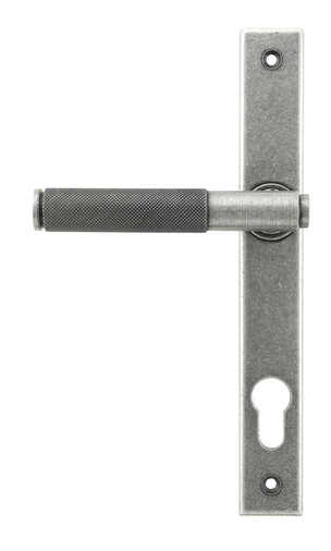 45529 - Pewter Brompton Slimline Lever Espag. Lock Set - FTA Image 1