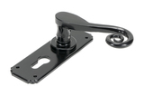 45591 - Black Monkeytail Lever Euro Lock Set - FTA Image 2 Thumbnail