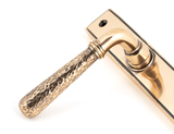 45774 - Polished Bronze Hammered Newbury Slimline Espag. Lock Set - FTA Image 4 Thumbnail