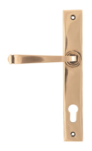 45791 - Polished Bronze Avon Slimline Espag. Lock Set - FTA Image 1