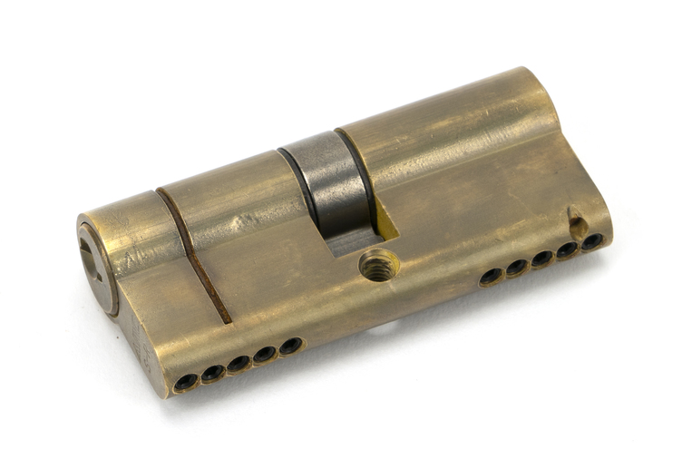 45807 - Aged Brass 35/35 5pin Euro Cylinder FTA Image 1