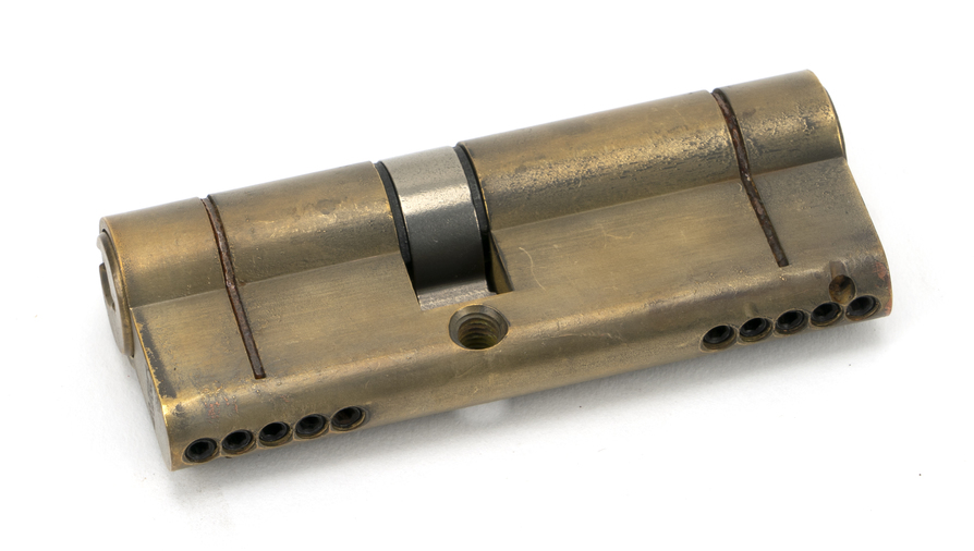 45815 - Aged Brass 35/45 5pin Euro Cylinder FTA Image 1