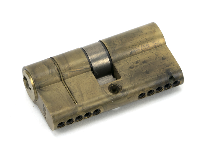 45823 - Aged Brass 30/30 5pin Euro Cylinder KA FTA Image 1