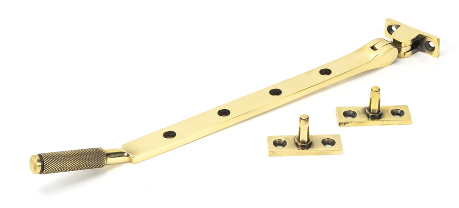 46174 - Aged Brass 10'' Brompton Stay Image 1