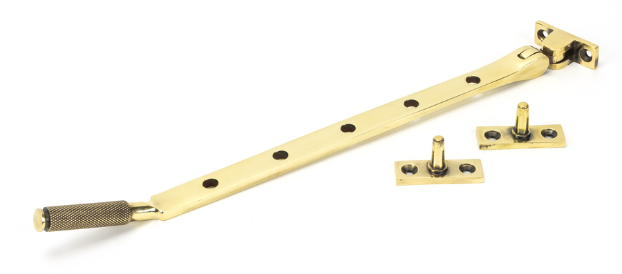 46175 - Aged Brass 12'' Brompton Stay Image 1