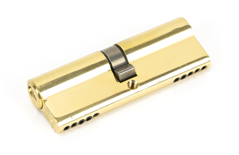 46242 - Lacquered Brass 45/45 5pin Euro Cylinder Image 1