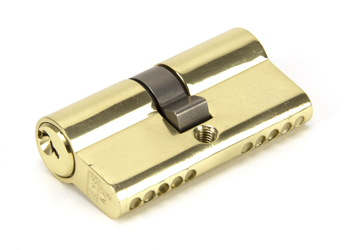 46245 - Lacquered Brass 30/30 5pin Euro Cylinder KA Image 1