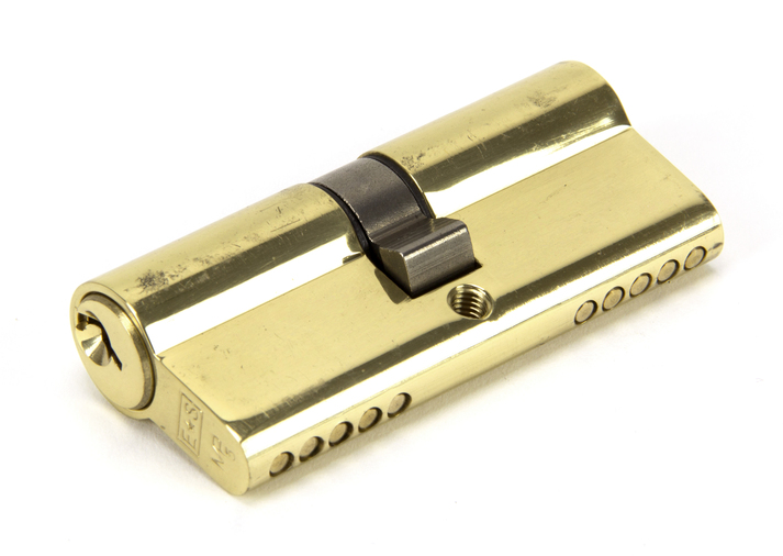 46248 - Lacquered Brass 35/35 5pin Euro Cylinder KA Image 1