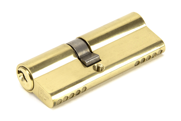46254 - Lacquered Brass 35/45 5pin Euro Cylinder KA Image 1