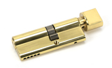 46260 - Lacquered Brass 35T/45 5pin Euro Cylinder/Thumbturn Image 1 Thumbnail
