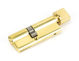 46263 - Lacquered Brass 35/45T 5pin Euro Cylinder/Thumbturn Image 1 Thumbnail