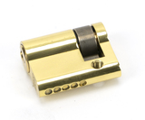 46278 - Lacquered Brass 30/10 5pin Single Cylinder Image 1 Thumbnail