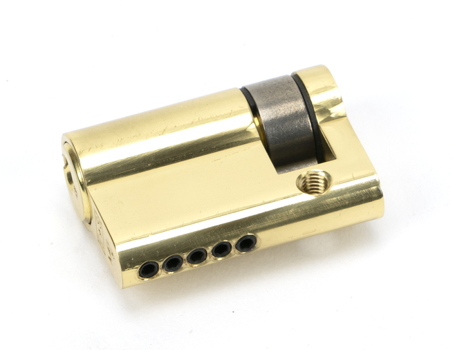 46281 - Lacquered Brass 35/10 5pin Single Cylinder Image 1