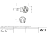49901 - Black Hammered Ball Curtain Finial (pair) - FTA Image 2 Thumbnail