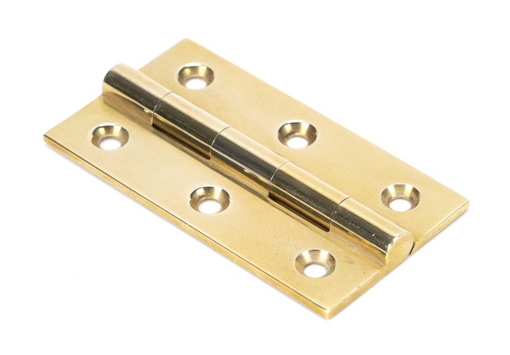 49924 - Polished Brass 2.5'' Butt Hinge (pair) - FTA Image 1