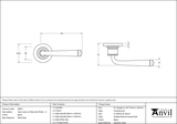 49957 - Black Avon Round Lever on Rose Set (Plain) - Unsprung - FTA Image 3 Thumbnail