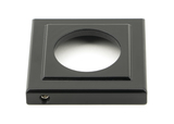 49960 - Black Avon Round Lever on Rose Set (Square) - Unsprung - FTA Image 3 Thumbnail