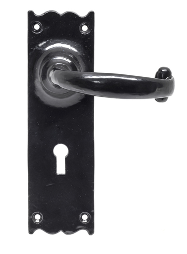 73106 - Black Cottage Lever Lock Set - FTA Image 1